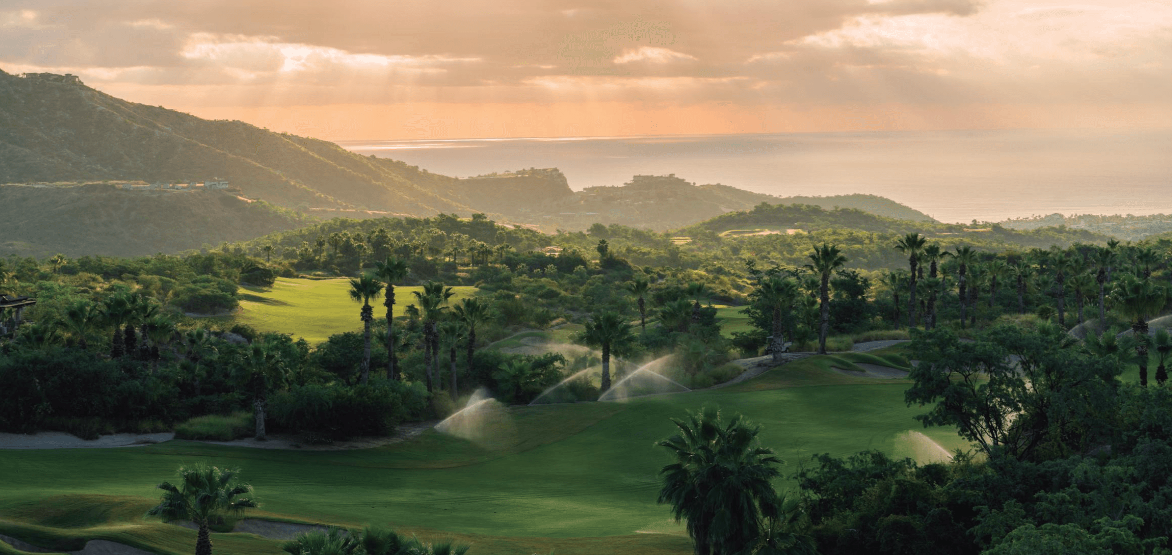 Querencia Golf Club — Tom Fazio-designed championship course winding through desert arroyos above San José del Cabo with panoramic ocean views