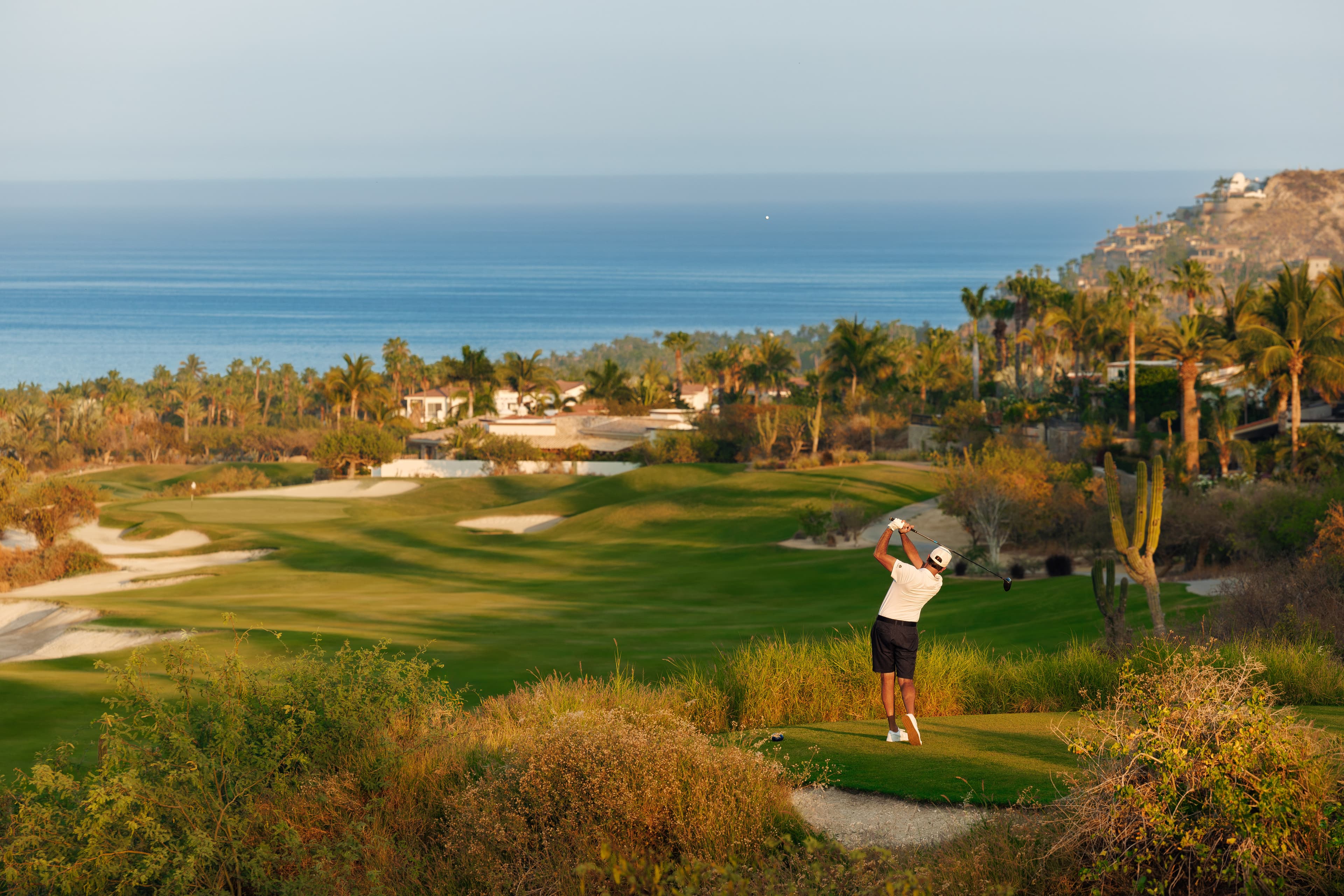 Oceanfront hole at the Palmilla Golf Club in Los Cabos