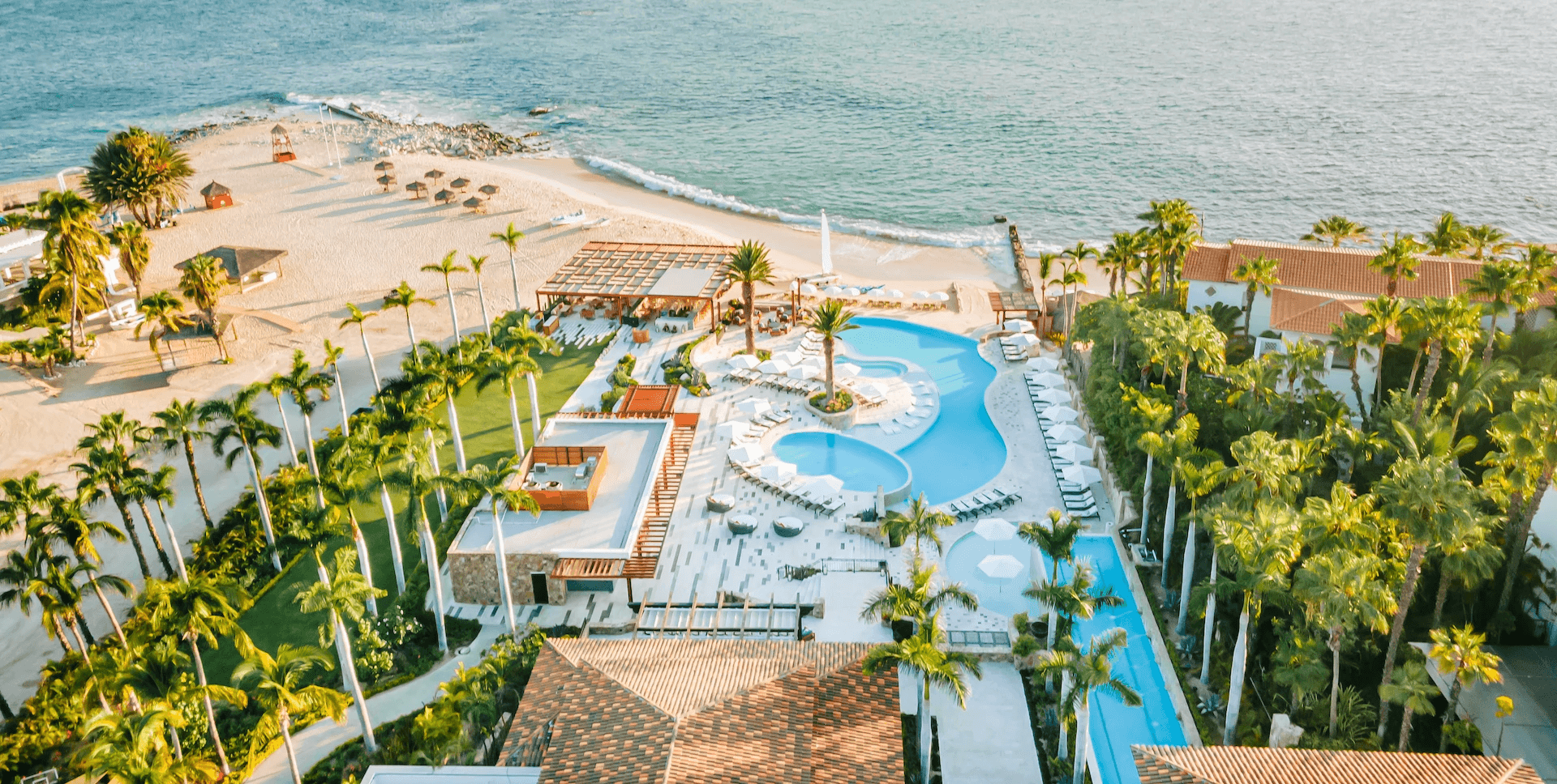 Private pool and beach access at Club 96 Palmilla