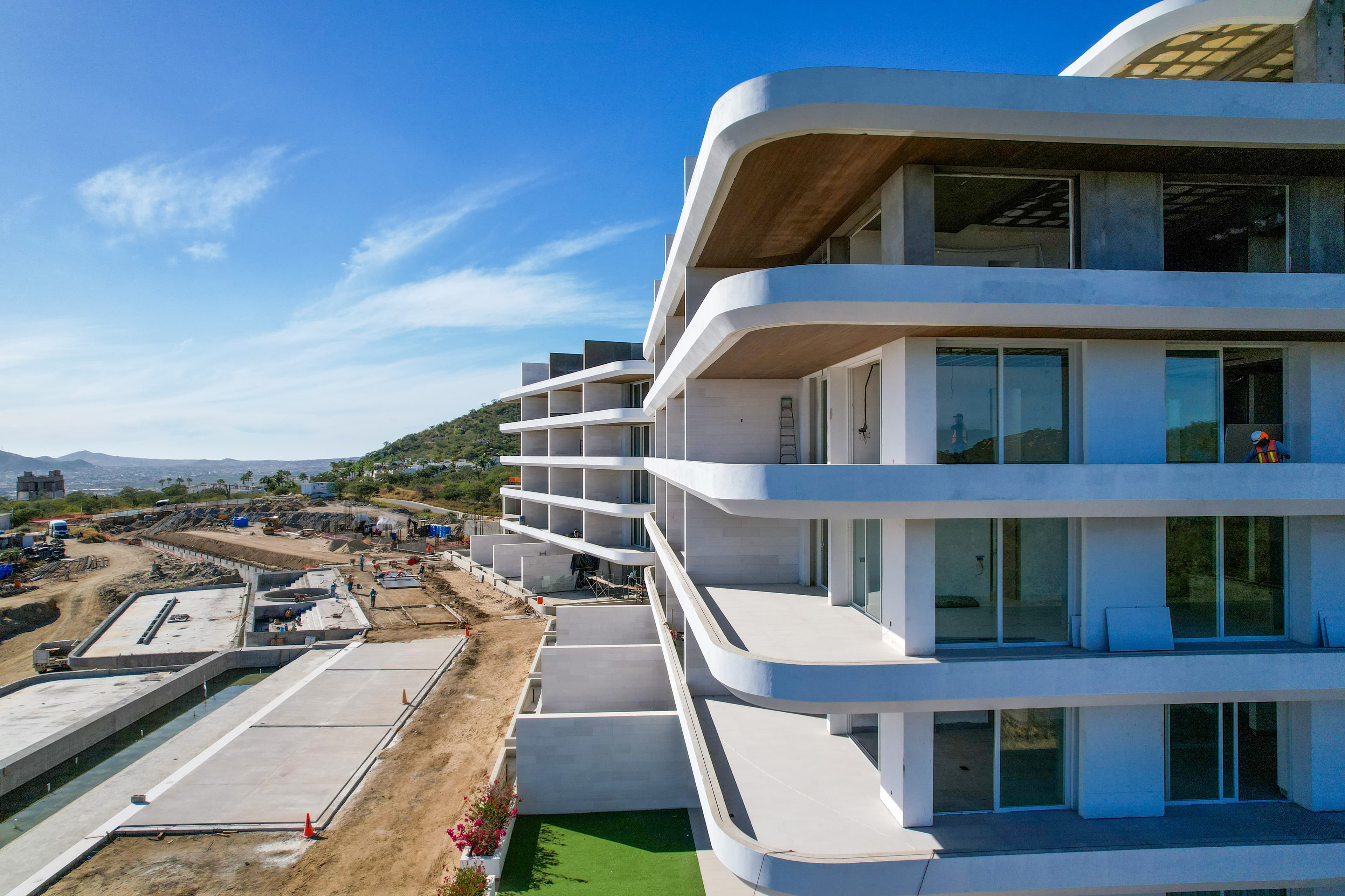 Architectural rendering of Oceana — a luxury preconstruction development in Los Cabos
