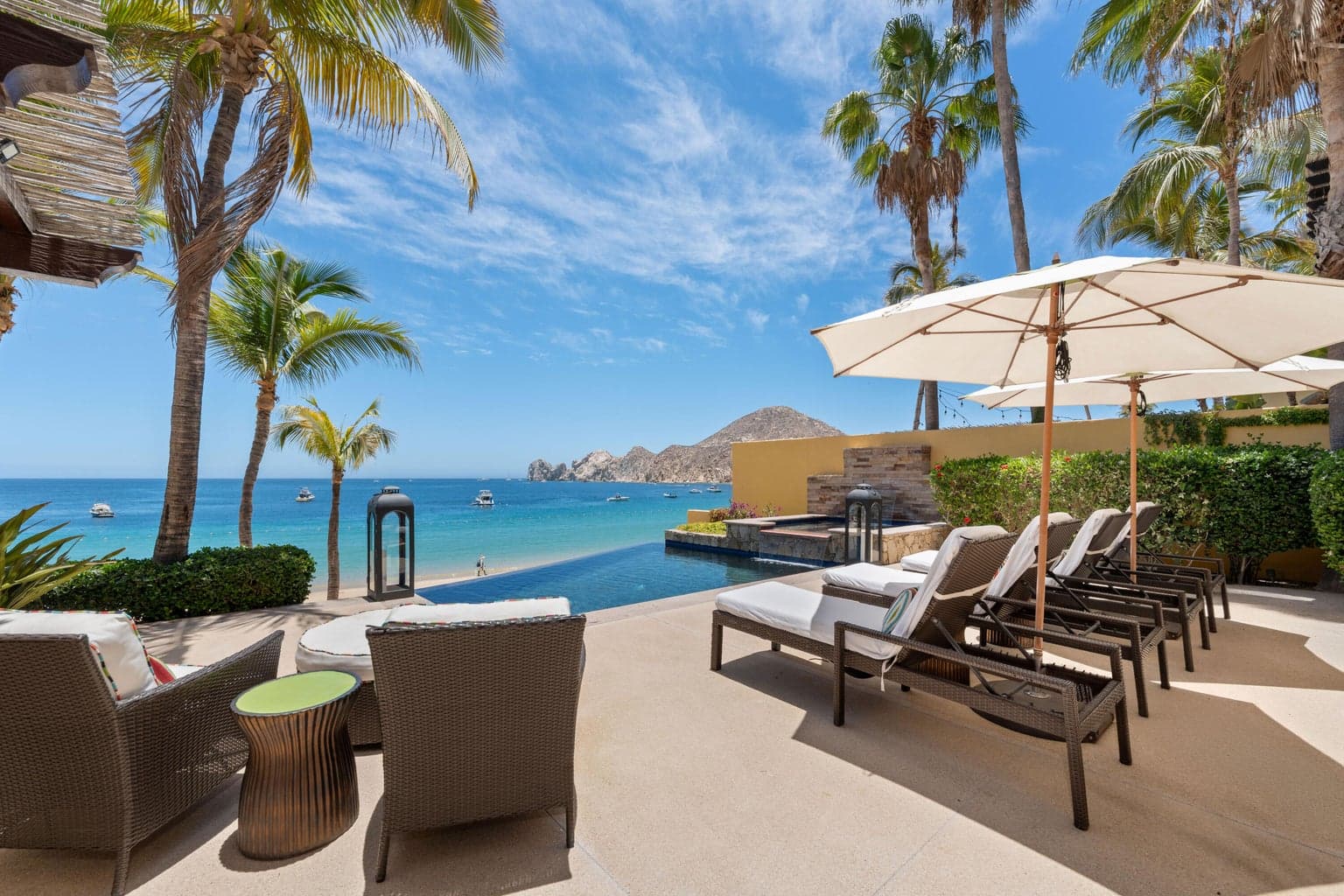 Luxury oceanfront real estate in Cabo San Lucas highlighting low Cabo property taxes