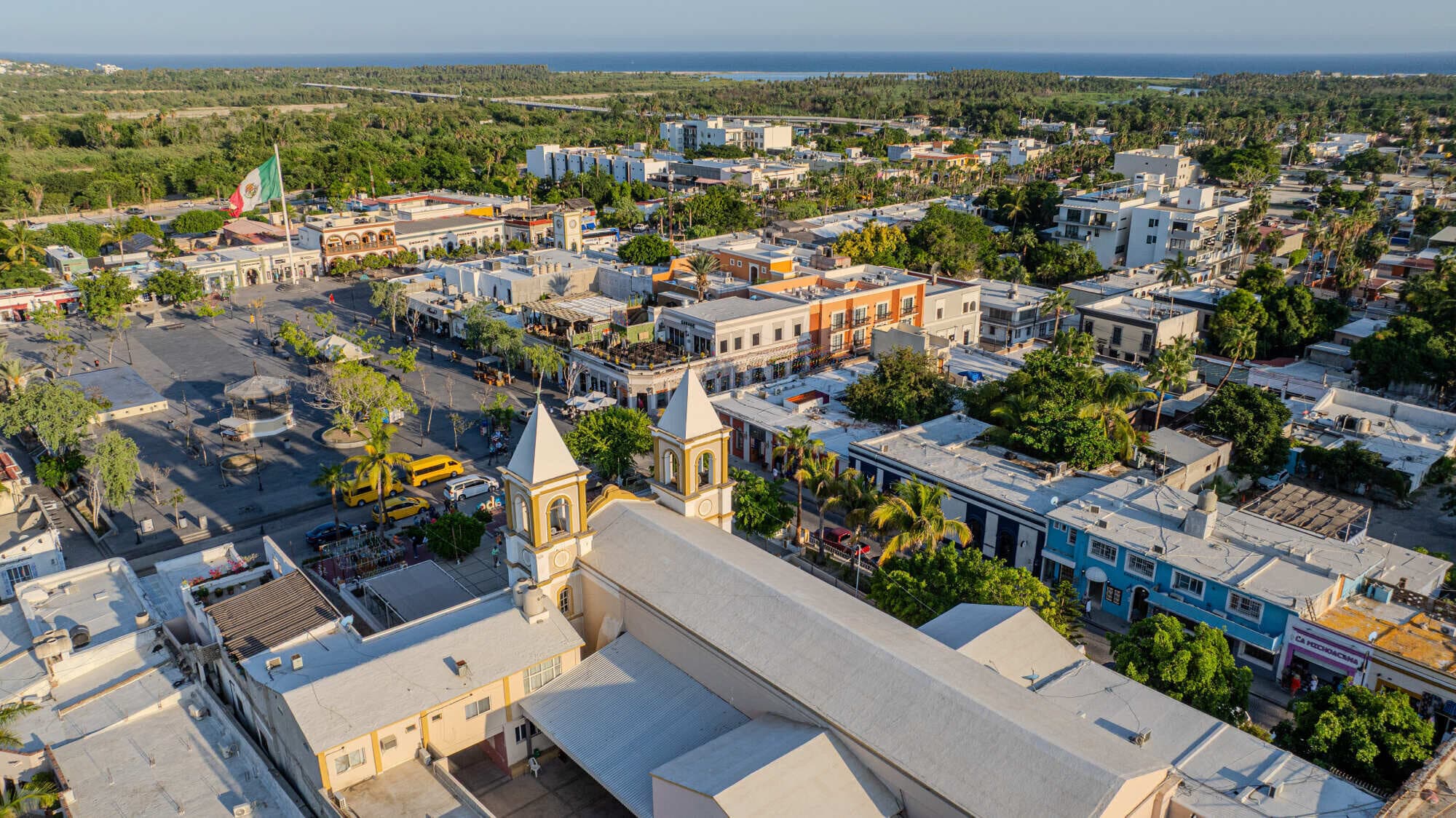 San José del Cabo historic town center with colonial architecture and art galleries