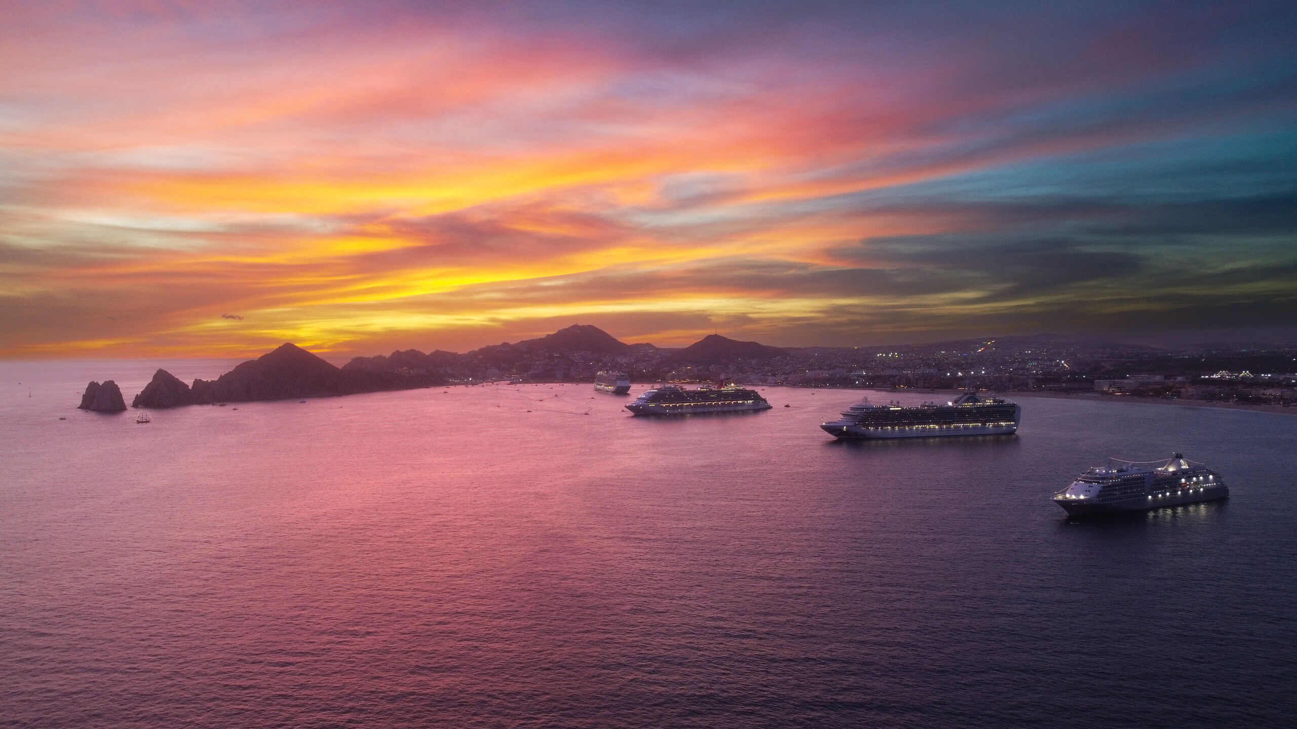 Cabo San Lucas aerial view